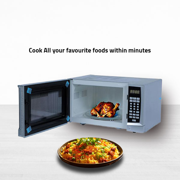 Arrow Microwave Oven 900W Digital Controller 23L Silver, RO-23MGS