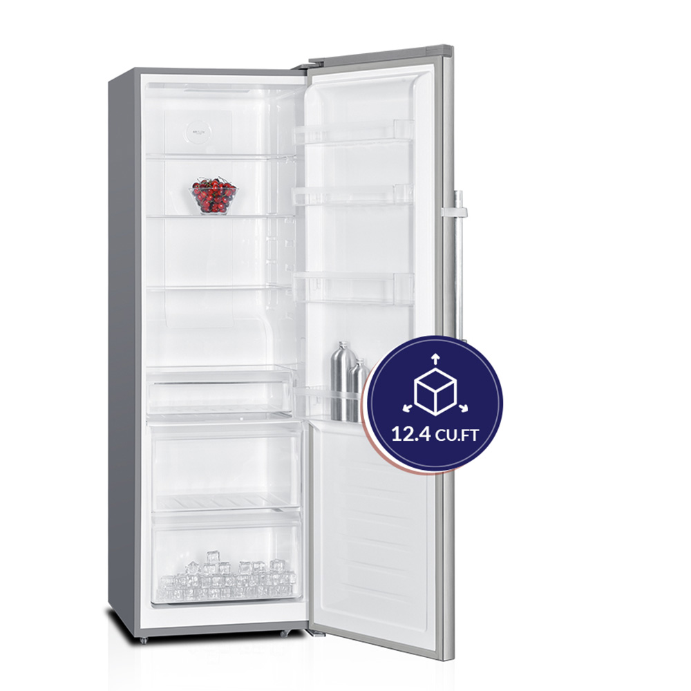 ARROW SINGLE DOOR UPRIGHT FRIDGE,12.43 CU.FT,352 LTR,NOFROST,SILVER, RO1-470LNF