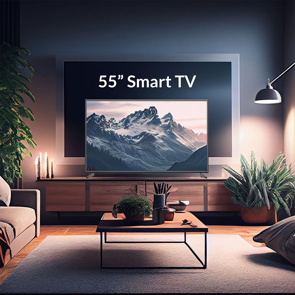 ARRQW 4K SMART LED TV RO-55LYS