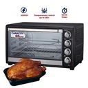 Arrow 60Liter, 2000W, Mini Electric Oven with Rotisserie & Convection & inside lamp, Black,RO-60EOW